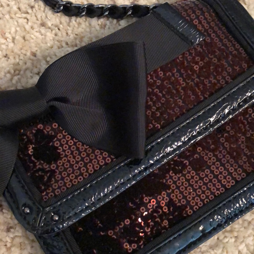 Betsey Johnson Garnet Sequin Purse